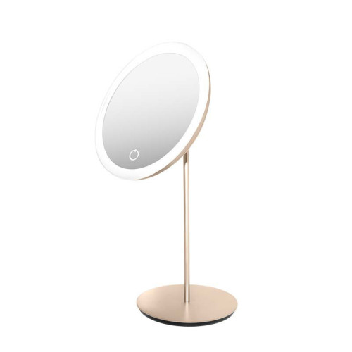 Be Osom LED Table Mirror Matte Champagne Veidrodis ant kojelės 