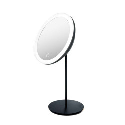 Be Osom LED Table Mirror Matte Black Veidrodis ant kojelės 