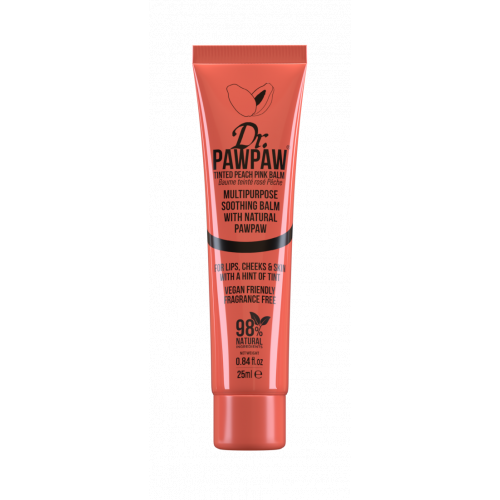 Dr.PAWPAW Daugiafunkcis lūpų balzamas su spalva Tinted Peach Pink Balm