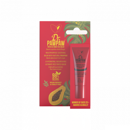 Dr.PAWPAW Daugiafunkcis lūpų balzamas su spalva Tinted Ultimate Red Balm