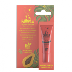 Dr.PAWPAW Daugiafunkcis lūpų balzamas su spalva Tinted True Coral Balm