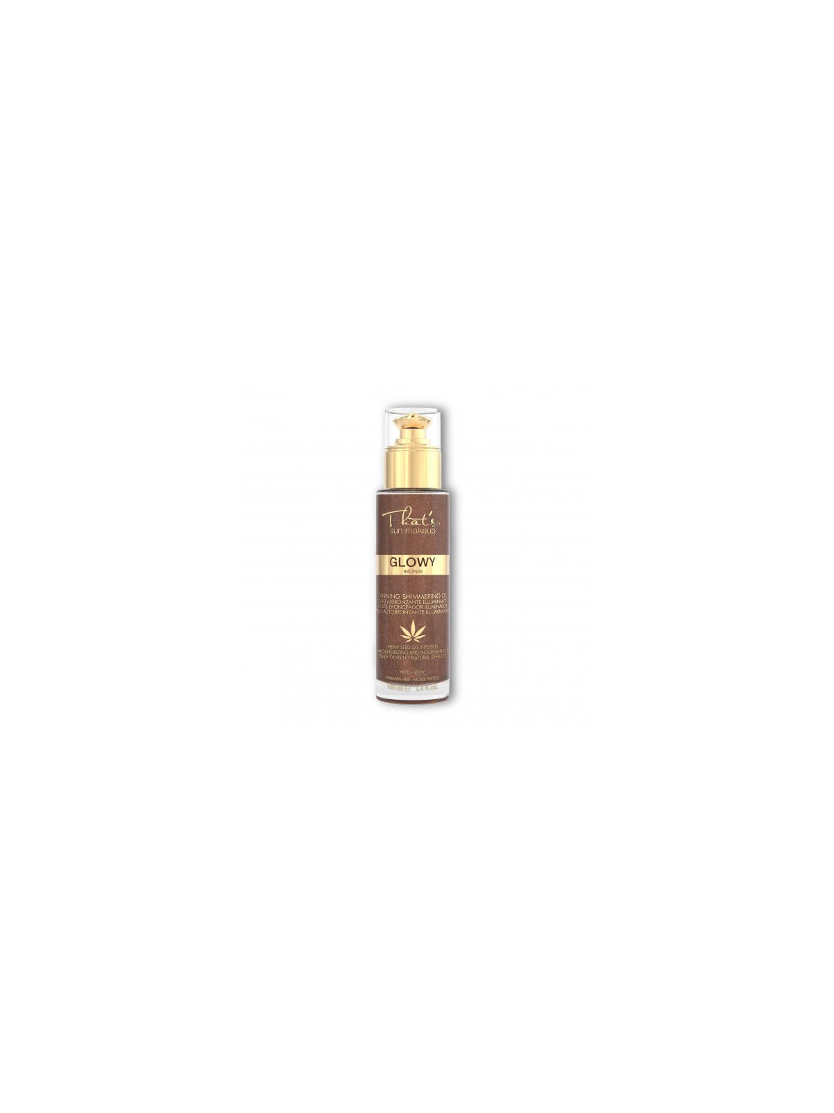 That'so Švytėjimo suteikiantis savaiminio įdegio aliejus (DHA 5.5%) Sun Makeup Glowy Bronze