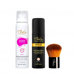 That'so Kabuki Brush Rinkinys Active Antioxidant SPF 30+, Face-Up & HD