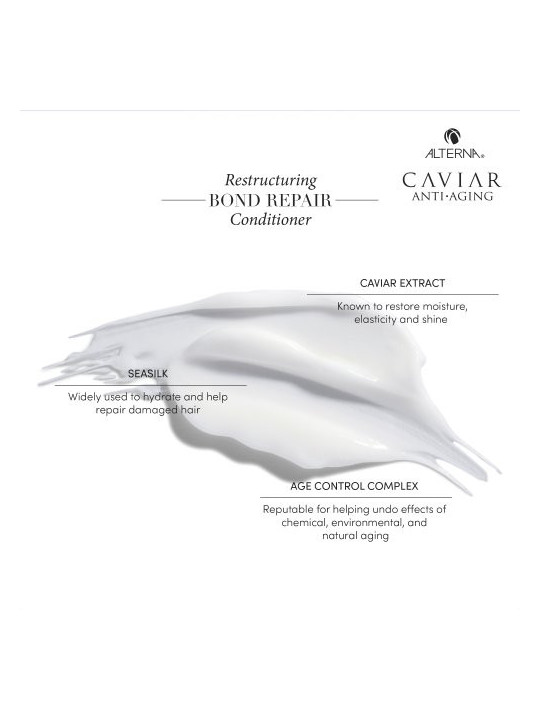 Alterna Atkuriamasis ir glotninamasis plaukų kondicionierius Caviar Restructuring Bond Repair Conditioner