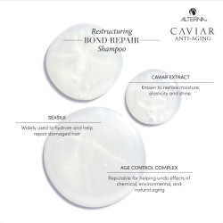 Alterna Atkuriamasis ir glotninamasis plaukų šampūnas Caviar Restructuring Bond Repair Shampoo