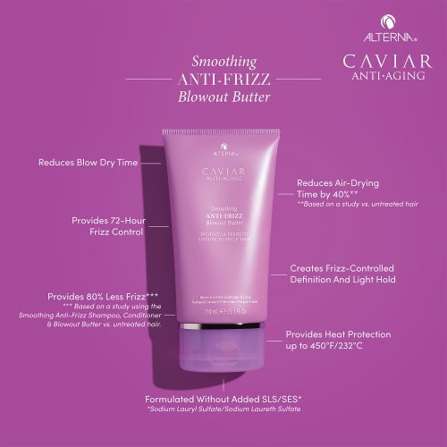 Alterna Glotninantis plaukų kremas Caviar Anti-Frizz Blowout Butter