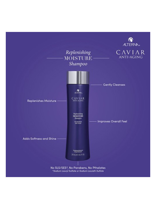 Alterna Intensyviai drėkinamasis plaukų šampūnas Caviar Replenishing Moisture Shampoo