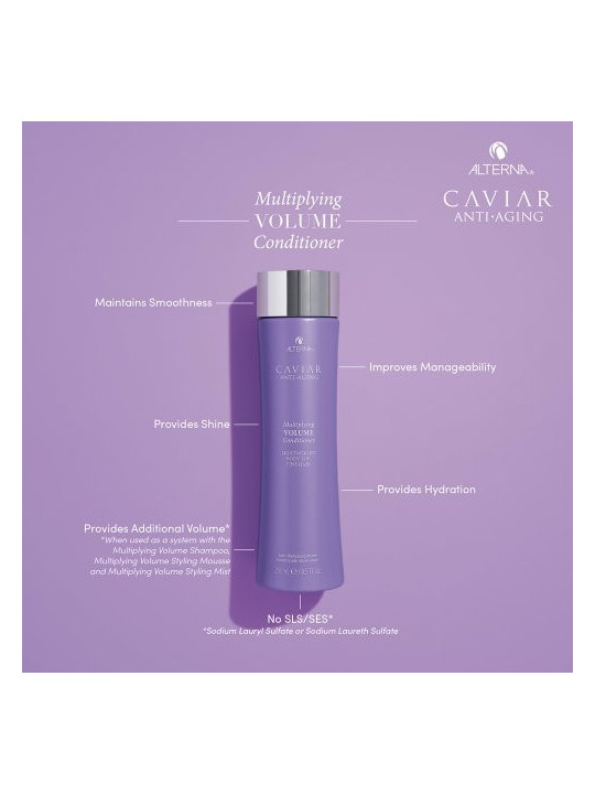 Alterna Apimties suteikiantis plaukų balzamas Caviar Multiplying Volume Conditioner