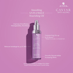 Alterna Glotninantis plaukų aliejus Caviar Smoothing Anti-Frizz Nourishing Oil