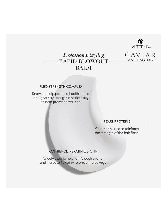 Alterna Plaukus glotninantis kremas su apsauga nuo karščio Caviar Professional Styling Rapid Blowout Balm