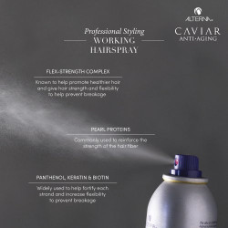 Alterna Vidutinės fiksacijos plaukų lakas Caviar Professional Styling Working Hairspray