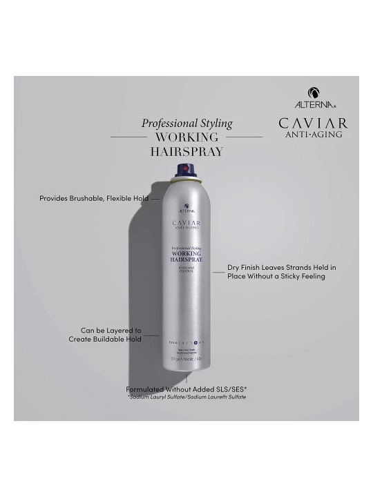 Alterna Vidutinės fiksacijos plaukų lakas Caviar Professional Styling Working Hairspray