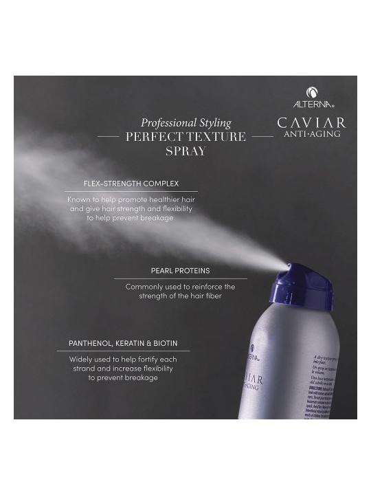 Alterna Tekstūruojantis purškiklis-sausas šampūnas suteikiantis plaukams ypatingos apimties Caviar Perfect Texture Spray