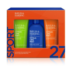 Baylis & Harding Kūno priežiūros rinkinys vyrams Sport Shower Trio Gift Set