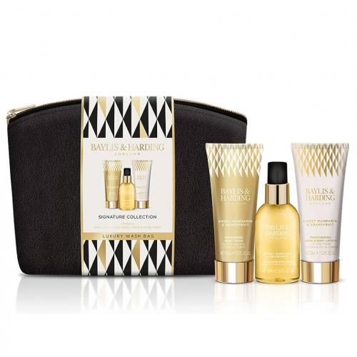 Baylis & Harding Kūno priežiūros rinkinys Sweet Mandarin & Grapefruit Luxury Wash Bag Gift Set