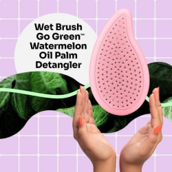 WetBrush Delne telpantis šepetys su arbatmedžių aliejumi Go Green Palm