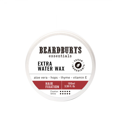 Beardburys Stiprios fikscijos plaukų vaškas Extra Water Wax