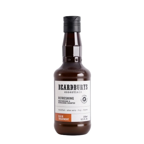 Beardburys Drėkinamasis bei gaivinamasis šampūnas Essentials Moisturising & Refreshing Shampoo