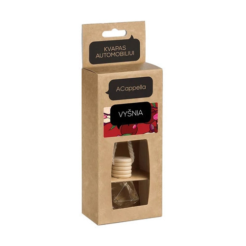 Kvapas automobiliui stiklinis daugiakampis Car Fragrance Pakrantės vaisiai, 7ml