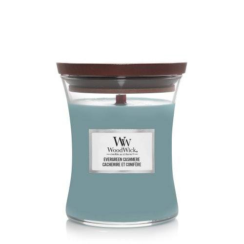 WoodWick Kvapni  žvakė Evergreen Cashmere