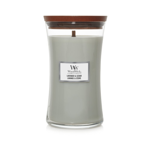 WoodWick Kvapni žvakė Lavender & Cedar