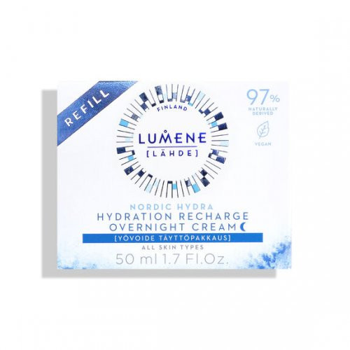 Lumene Drėkinamasis naktinis veido kremas Nordic Hydra Lähde Hydration Recharge Overnight Cream