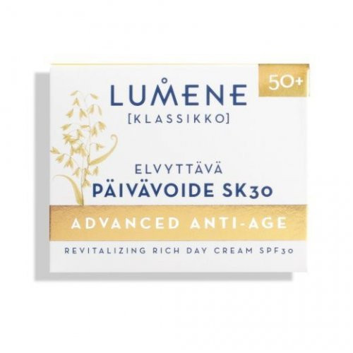 Lumene Senėjimo požymius mažinantis dieninis veido kremas Klassikko Advanced Revitalizing Rich Day Cream SPF30