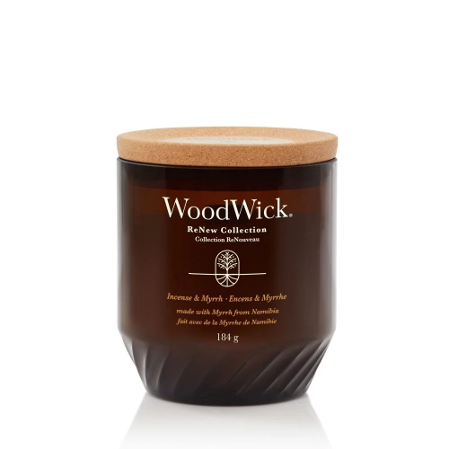 WoodWick Kvapni žvakė Incense & Myrrh Candle Renew Collection