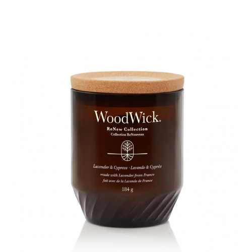 WoodWick Kvapni žvakė Lavender & Cypress Candle Renew Collection