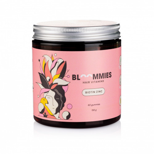 Bloommies Maisto papildas plaukams Hair Vitamins Biotin Zinc