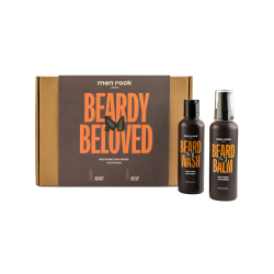 Men Rock Barzdos priežiūros priemonių rinkinys Oak Moss Beardy Beloved Duo Kit