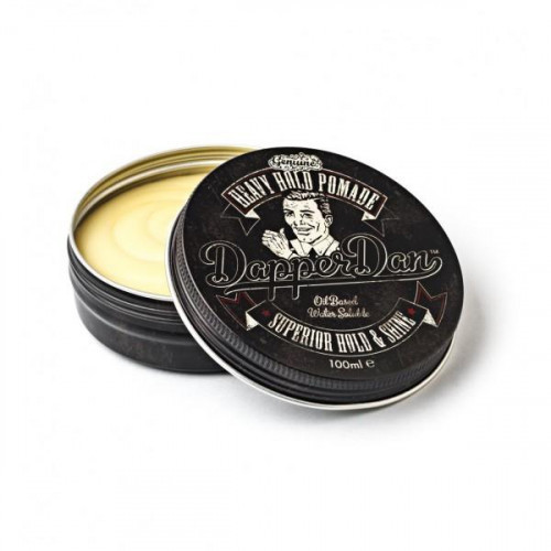 Dapper Dan Stiprios fiksacijos ir spindesio plaukų pomada Heavy Hold Pomade