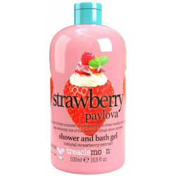 Treaclemoon Dušo želė šviežių braškių ir vanilinio morengo kvapo Strawberry Pavlova Shower Gel