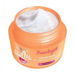 L'Oréal Paris Atkuriamoji ilgų pažeistų plaukų kaukė Elvital Dream Length Savior Mask