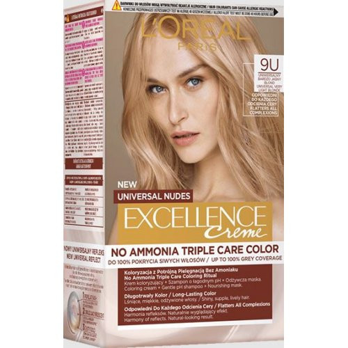 L'Oréal Paris Ilgalaikiai plaukų dažai Excellence Creme Universal Nudes
