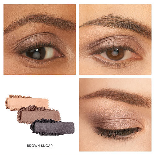 Jane Iredale Trijų spalvų akių šešėliai PurePressed Eye Shadow Triple