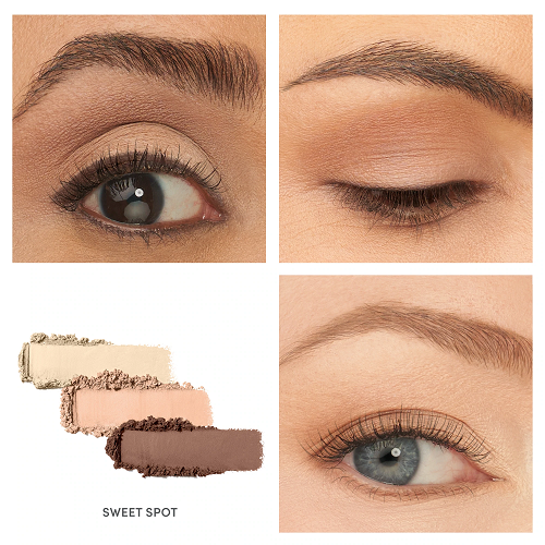 Jane Iredale Trijų spalvų akių šešėliai PurePressed Eye Shadow Triple