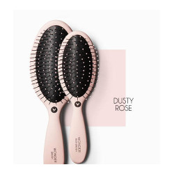 Rožinis plaukų šepetys su SmartFlex šereliais HH Simonsen Wonder Brush Dusty Rose