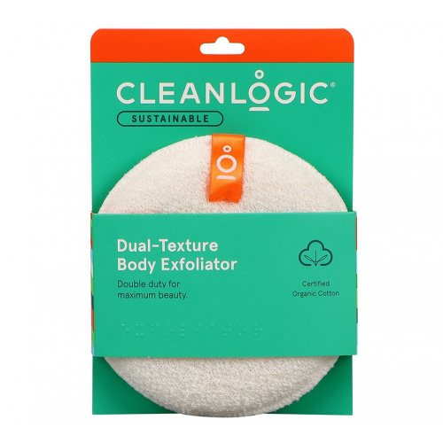 Cleanlogic Kūno šveitimo kempinė Sustainable Dual-Texture Body Scrubber