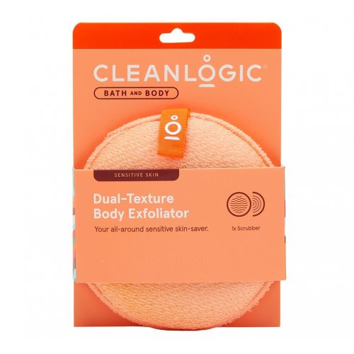 Cleanlogic Kūno šveitimo kempinė Bath & Body Sensitive Skin Dual-Texture Body Exfoliator