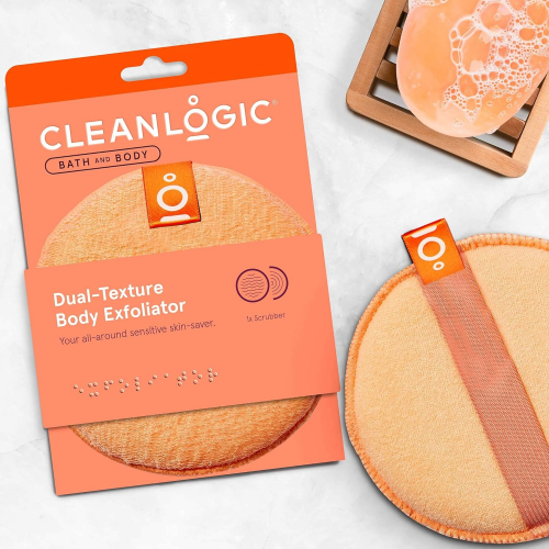 Cleanlogic Kūno šveitimo kempinė Dual Texture Body Exfoliator