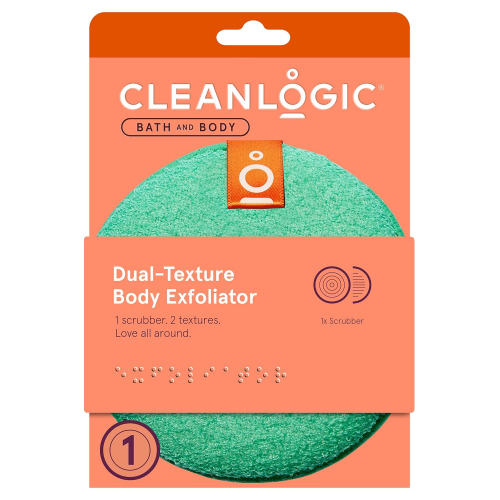 Cleanlogic Kūno šveitimo kempinė Dual Texture Body Exfoliator