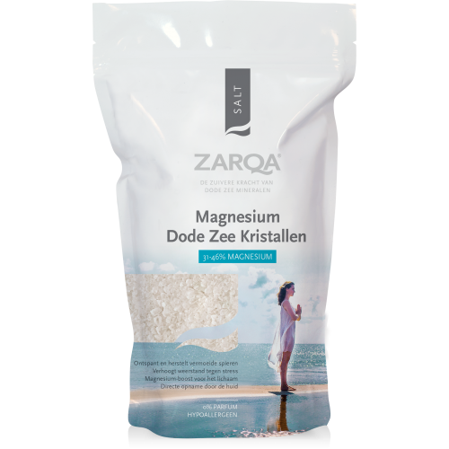 Zarqa Negyvosios jūros druska su grynais magnio kristalais  ZARQA Magnesium Salt 1kg