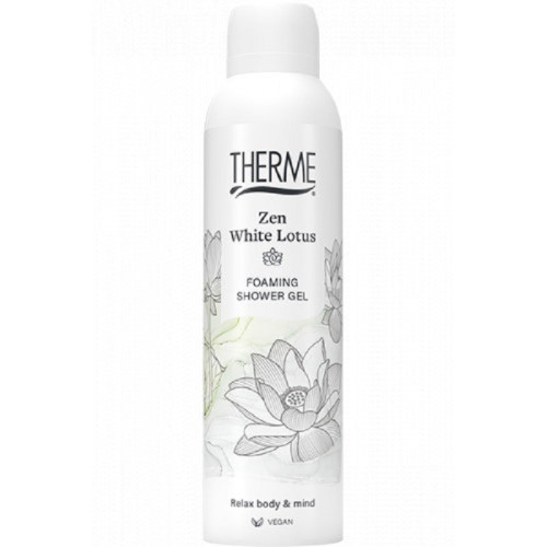 Therme Dušo putos Therme Zen White Lotus Foaming Shower Gel 200 ml