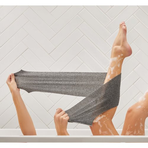 Cleanlogic Ištempiama kūno šveitimo kempinė Detoxify Exfoliating Stretch Cloth