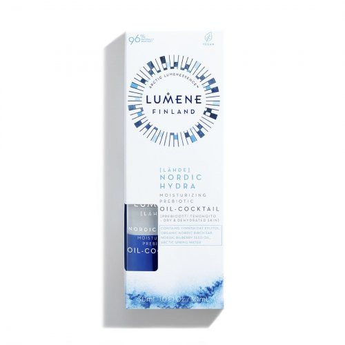 Lumene Drėkinamasis veido aliejus su probiotikais Nordic Hydra Moisturizing Prebiotic Oil-Cocktail