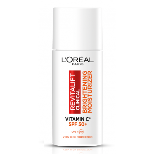 L'Oréal Paris Skaistinamasis veido kremas su SPF50 Revitalift Clinical Brightening Moisturizer