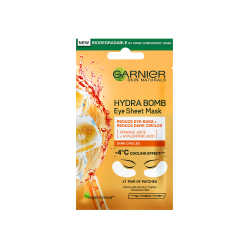 Garnier Šviesinanti paakių kaukė nuo tamsių ratilų Hydra Bomb Eye Sheet Mask