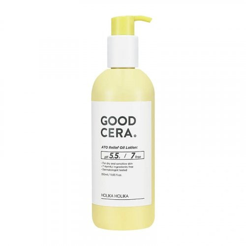 Holika Holika Aliejinis kūno losjonas su keramidais Good Cera ATO Relief Oil Lotion