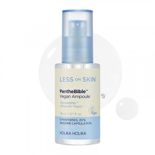 Holika Holika Raminantis veido serumas Less On Skin PantheBible Vegan Ampoule